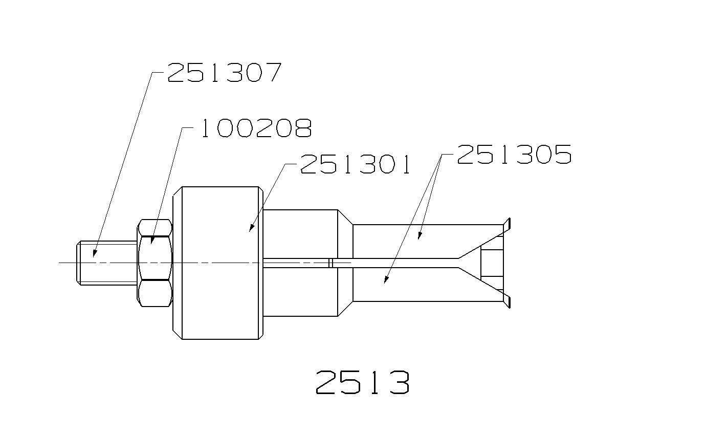 EXTRACTOR DE PINZA INTERIOR FORZA SERIE 2500
